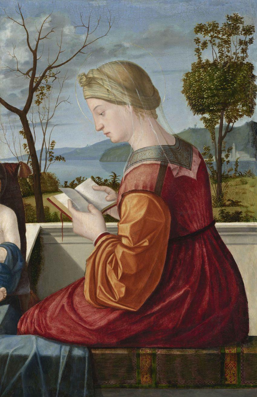 Vittore Carpaccio, Lesende Jungfrau Maria, ca. 1505, National Gallery of Art, Washington, Samuel H. Kress Collection Copyright © Genehmigt durch National Gallery of Art, Washington