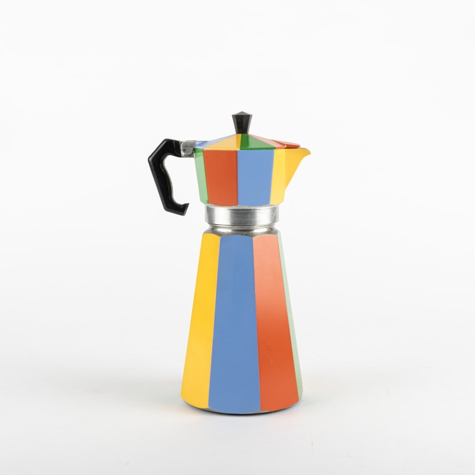 Alessandro Mendini, Paola Navone, Daniela Puppa, Franco Raggi, Oggetto banale: Caffettiera (Mokkakanne), 1980 Archivio Alessandro Mendini Foto: Quittenbaum Kunstauktionen GmbH, München