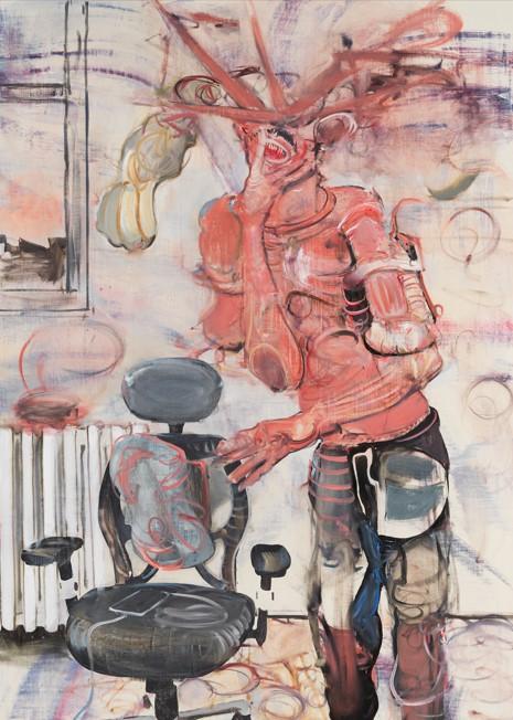 Adrian Ghenie, Weltwehmut 1, 2024. 210 x 150 cm, Öl auf Leinwand. ©️ Adrian Ghenie. Foto © Infinitart Foundation